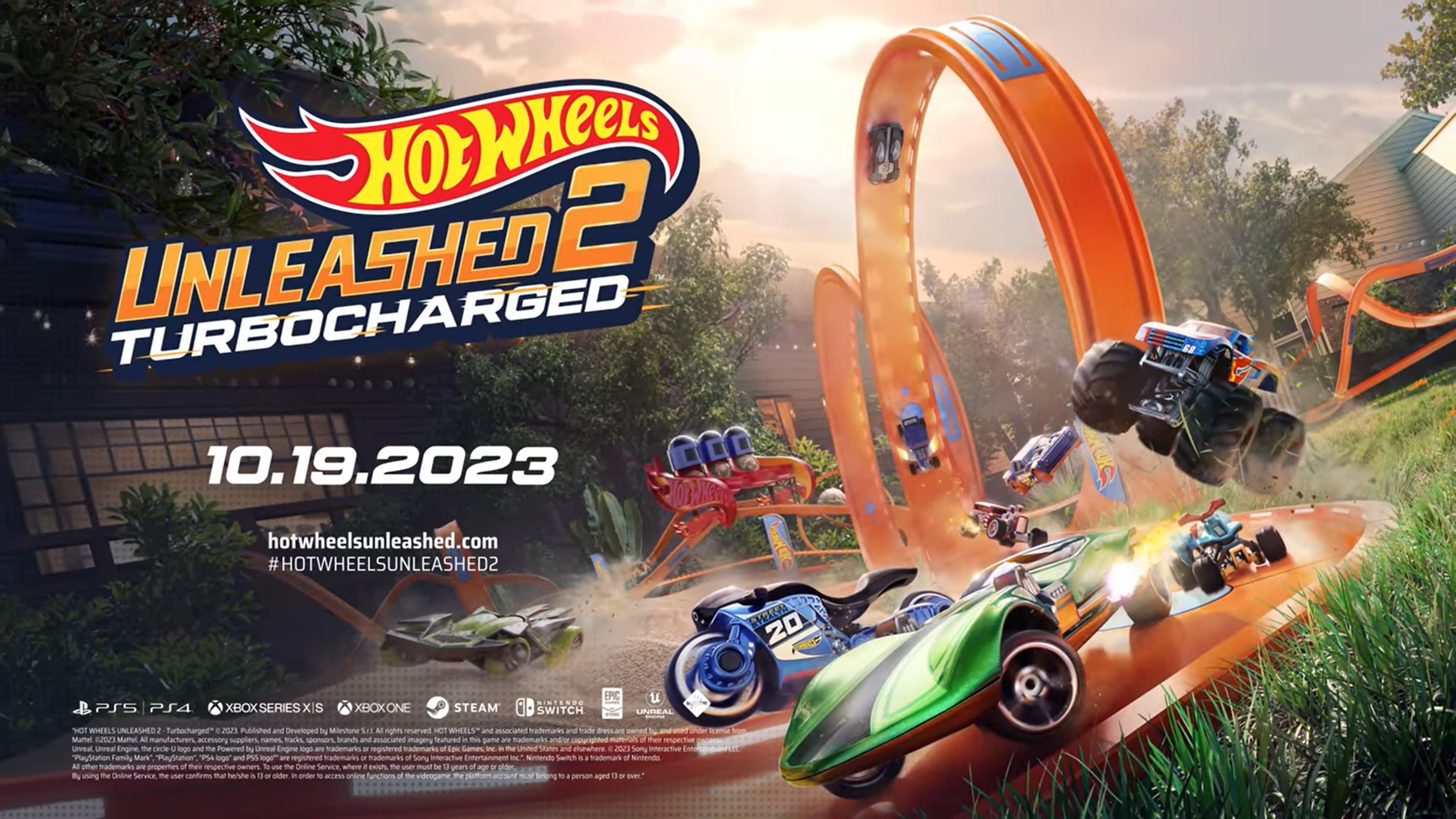 Hot Wheels Unleashed 2 – Turbocharged drifting in October