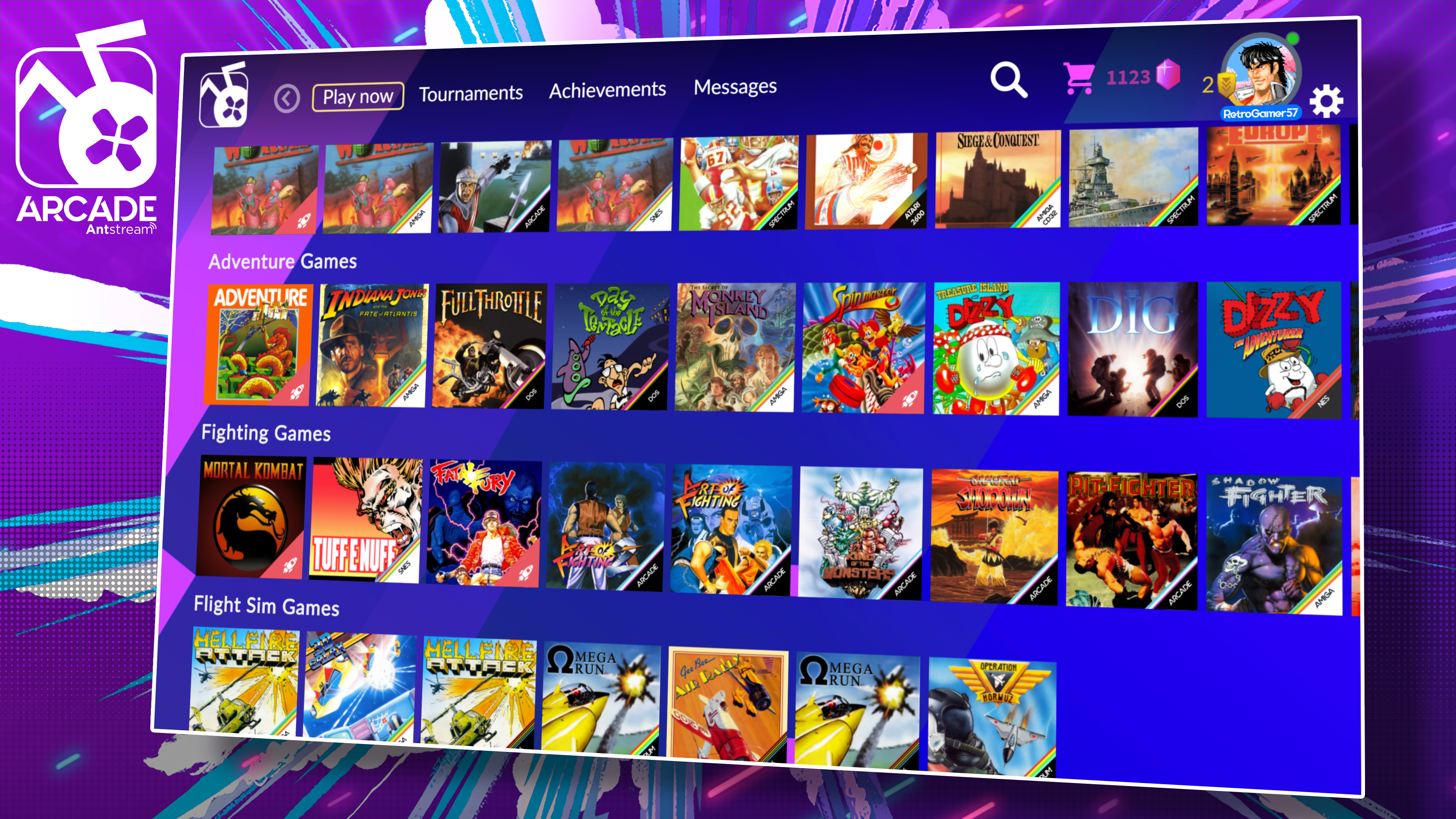 Antstream Arcade brings over 1,300 retro games to Xbox