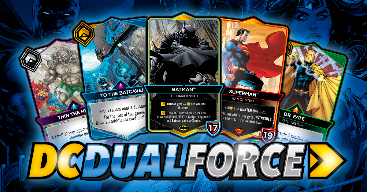 Digital card game DC Dual Force is out now on PC
