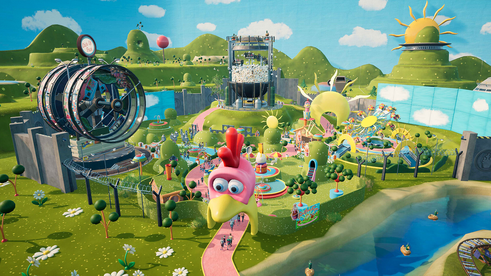 Park Beyond gets DLC based on new movie, Chicken Run: Dawn of the Nugget