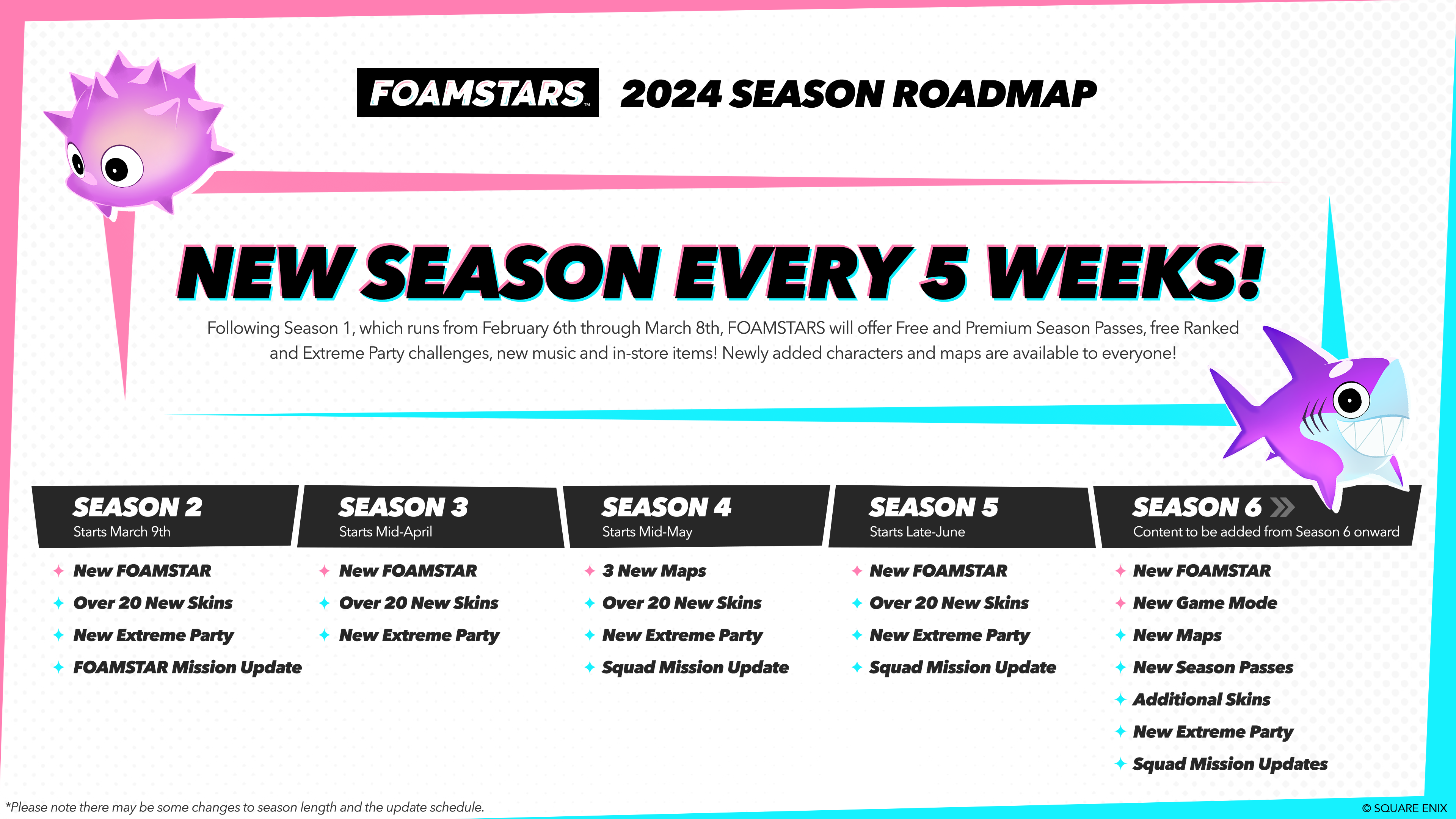 Foamstars details first season, and full seasonal road map for 2024