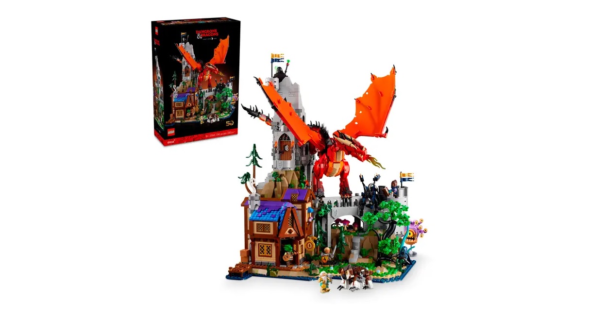 D&D LEGO set features over 3500 pieces and a free adventure
