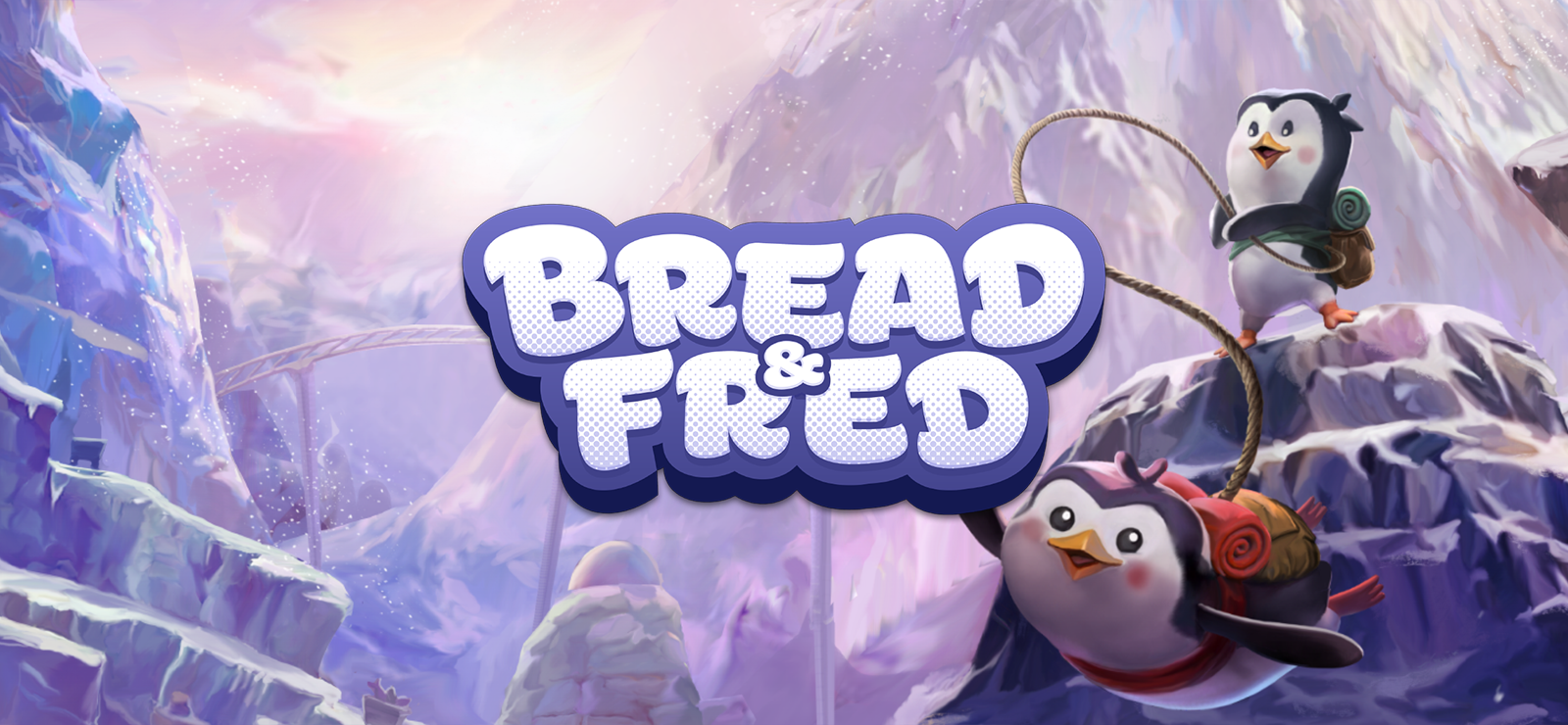 Bread & Fred is a co-op platformer starring tandem penguin climbers