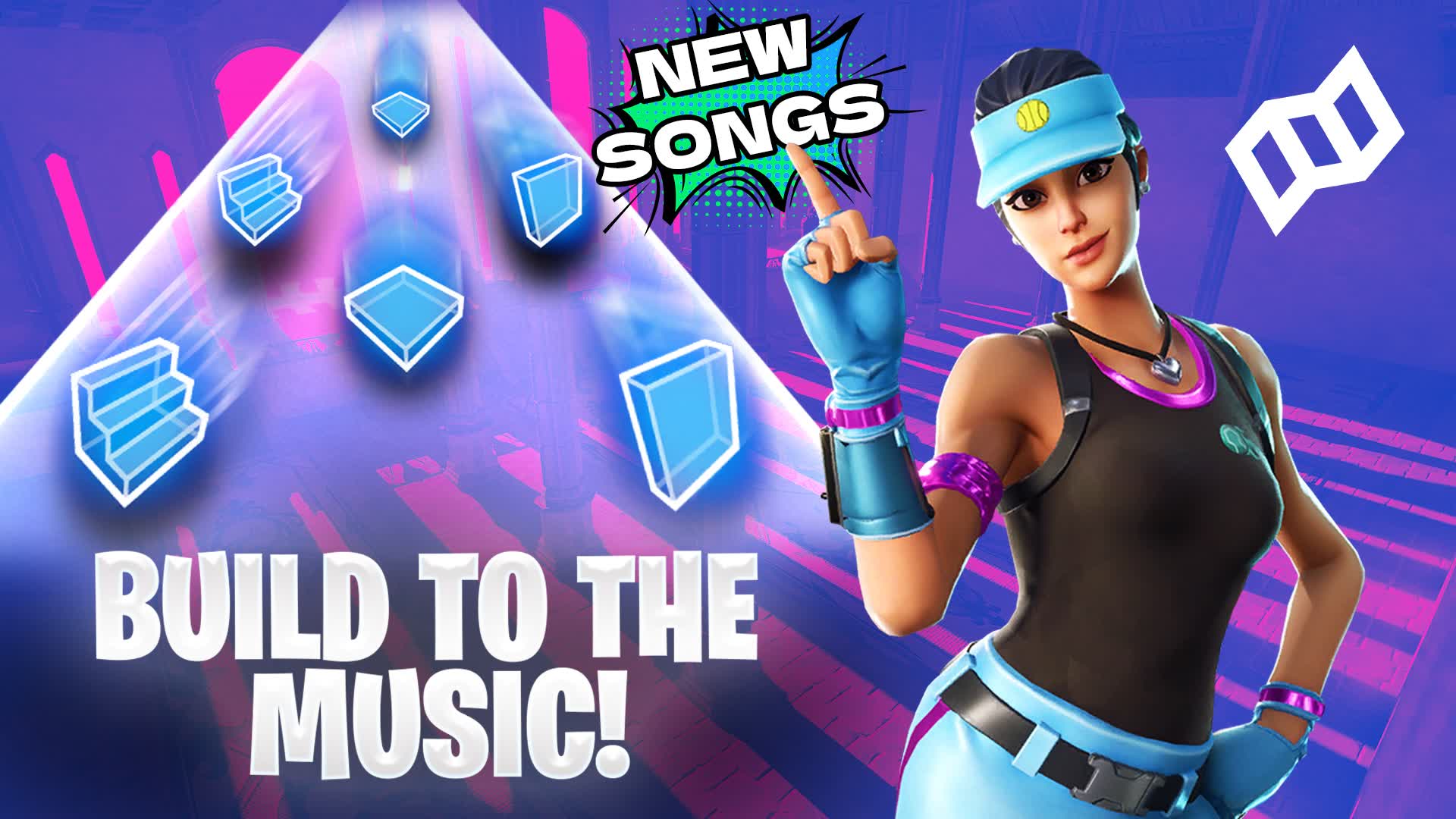 Beat Builder combines base-building with music beats in Fortnite