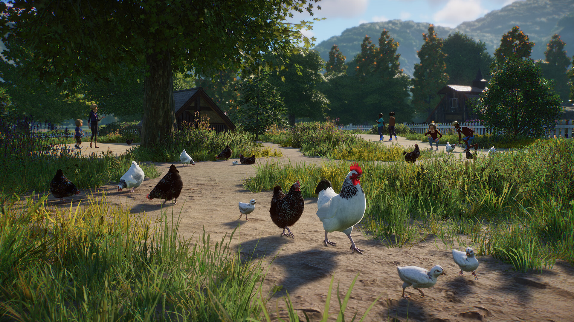 Planet Zoo Barnyard Animal DLC adds chickens, cows, and sheep