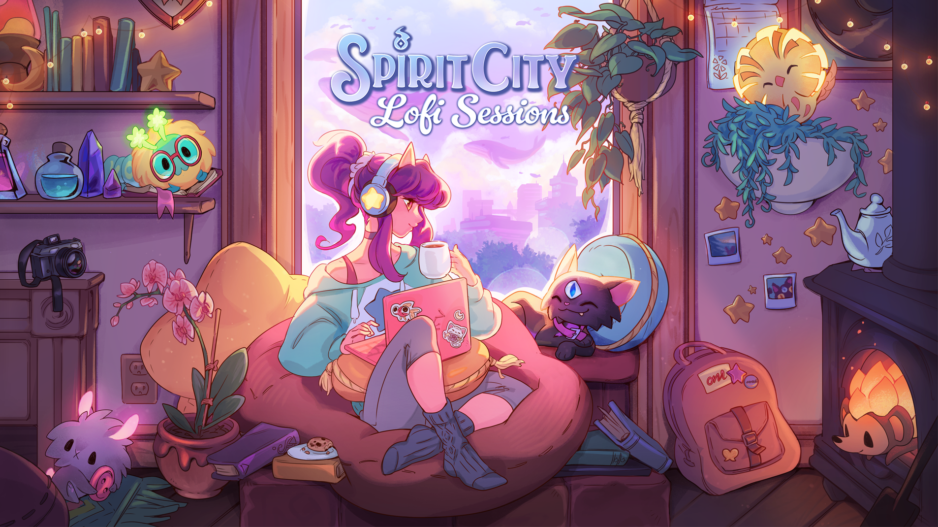 Inspired by Lofi Girl, Spirit City: Lofi Sessions is a “gamified focus tool”