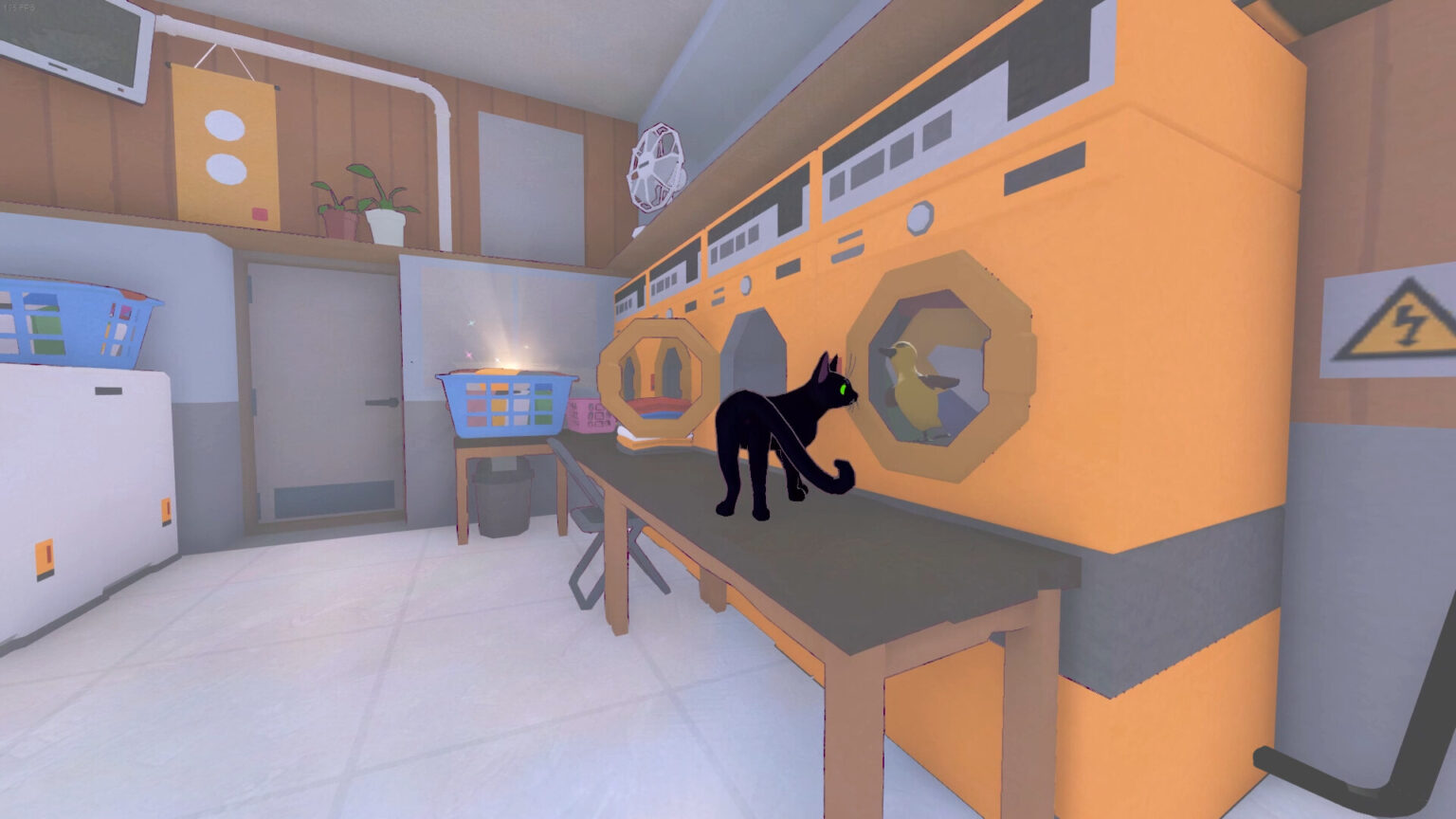 little kitty laundromat