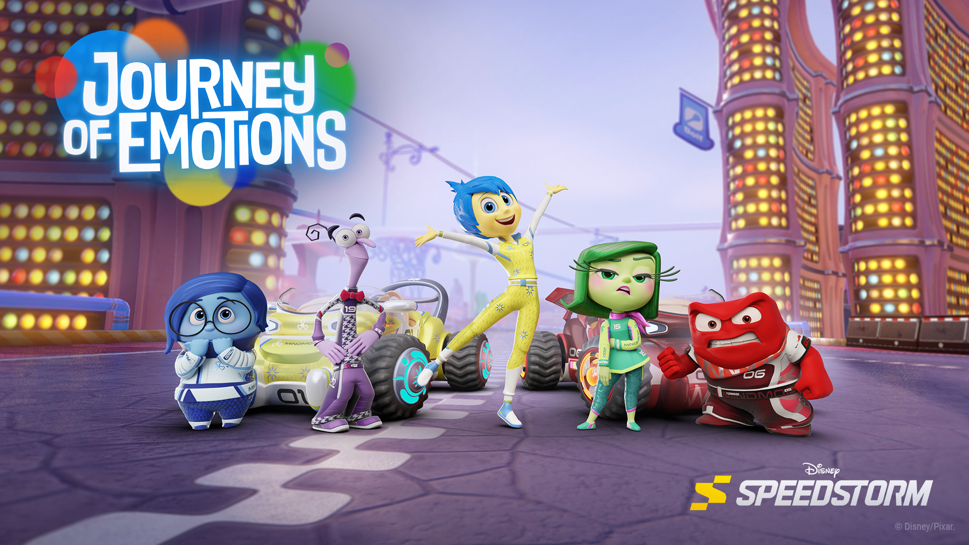 Race with the emotions as Inside Out joins Disney Speedstorm