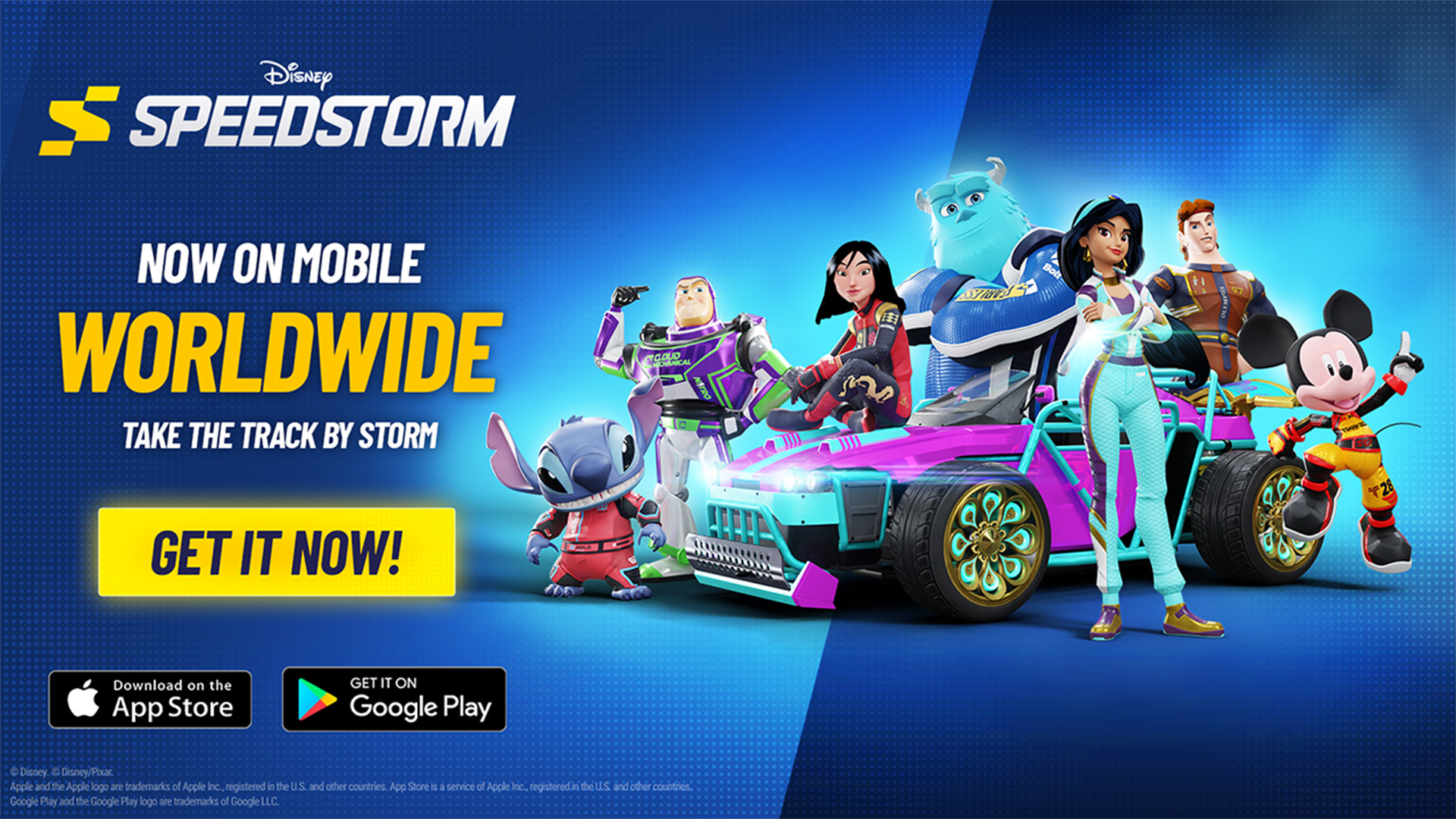 Disney Speedstorm races onto mobile with free rewards