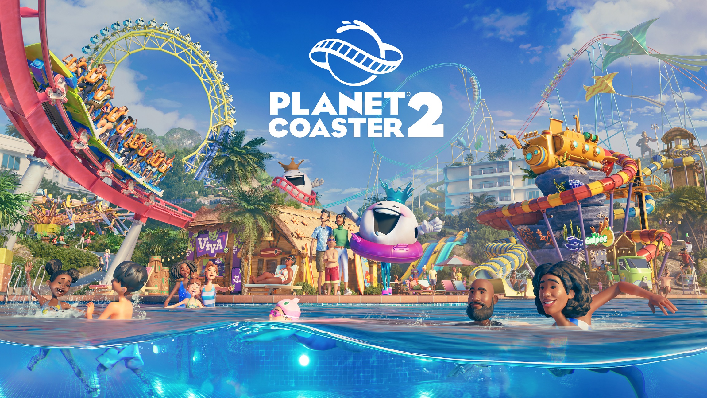Planet Coaster 2 adds water parks to the sim sequel