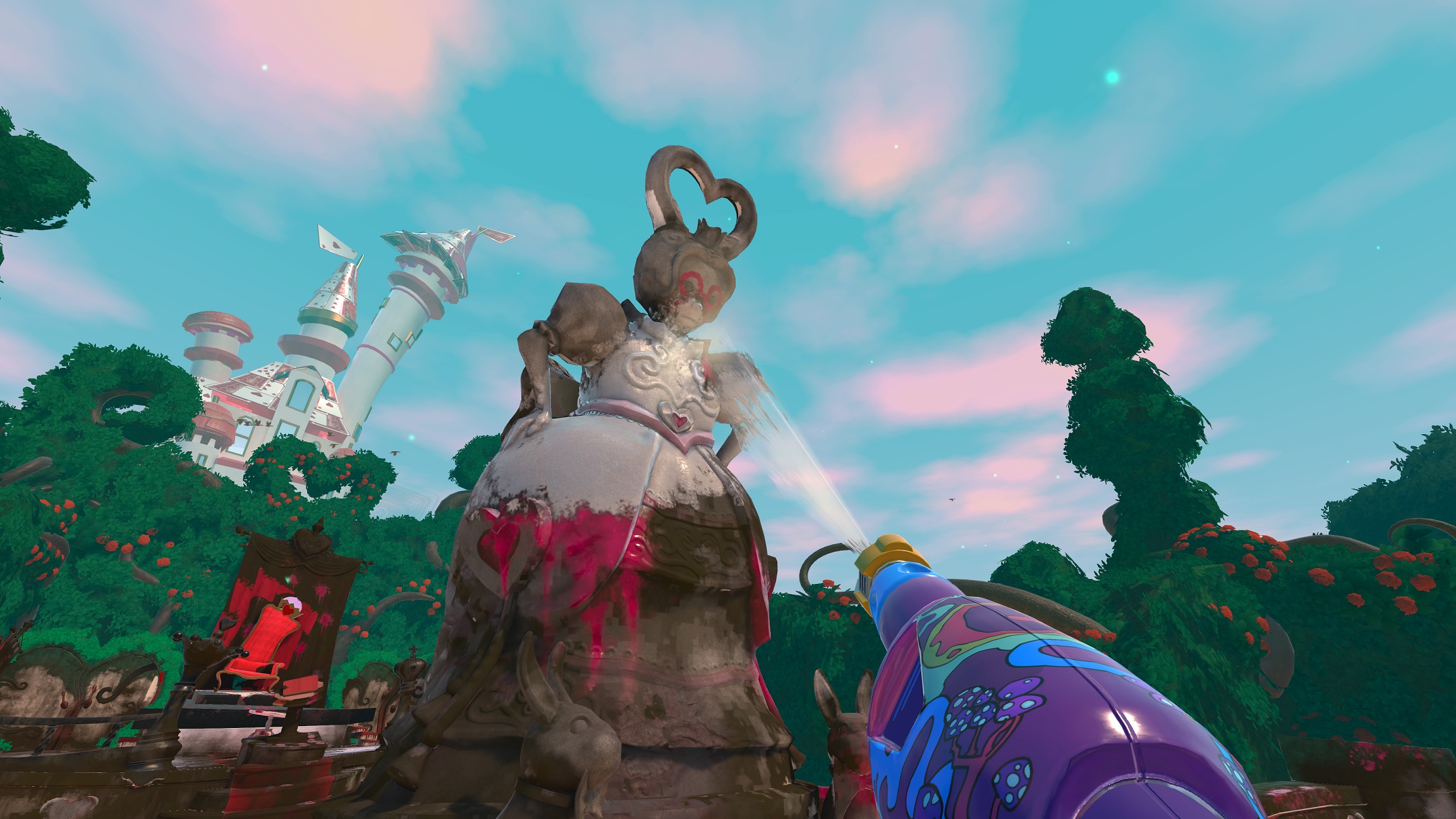 Clean up Wonderland with PowerWash Simulator Alice’s Adventures DLC