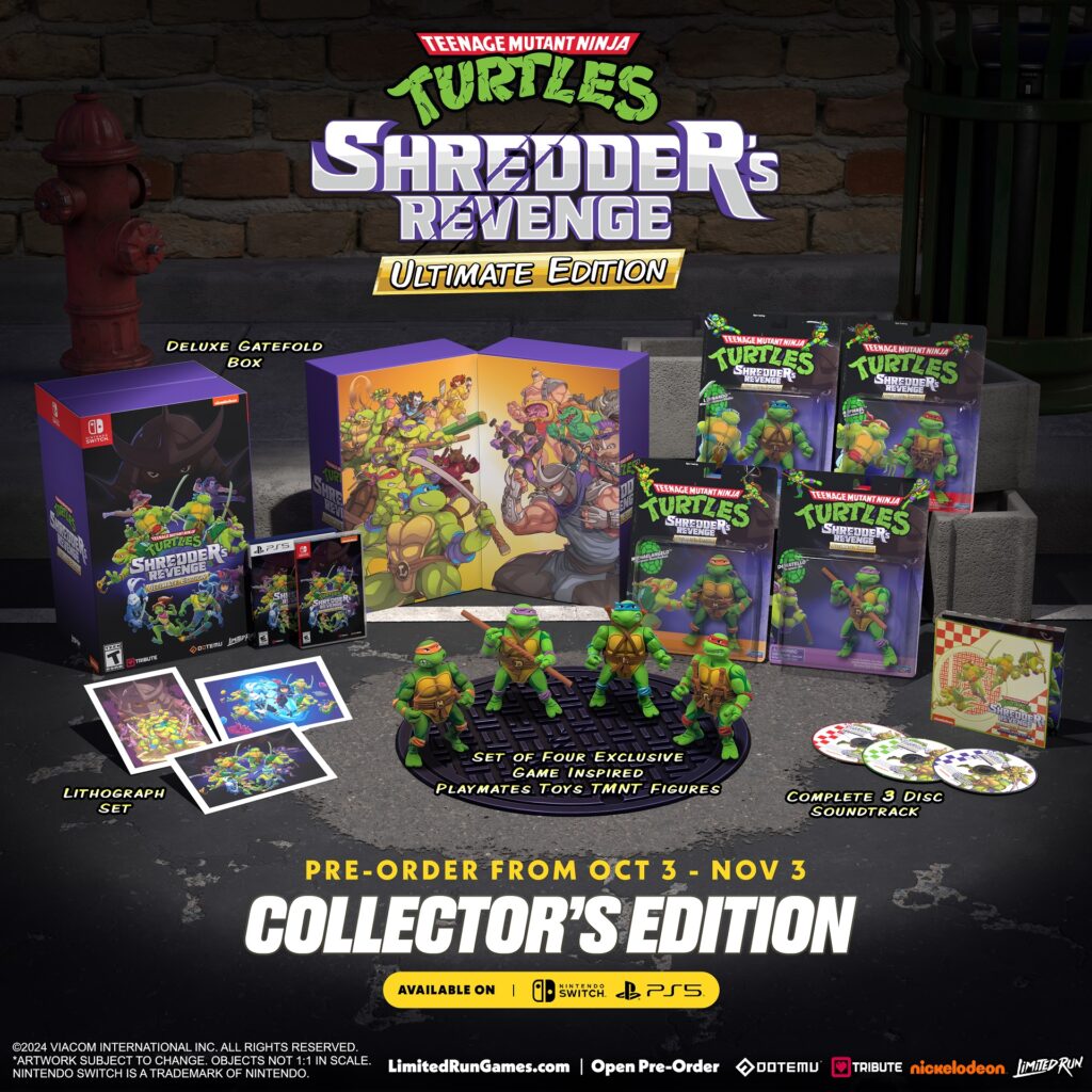 TMNT shredder's revenge collector's edition