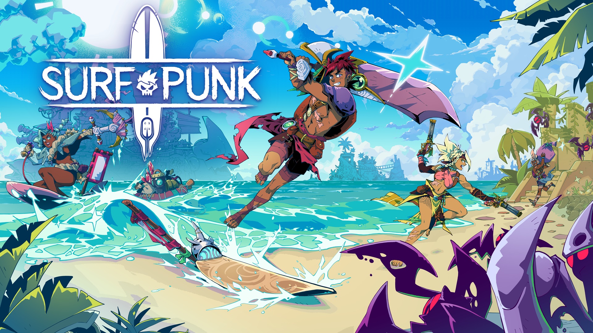 Surfpunk is a co-op action-RPG with islands and surfboards