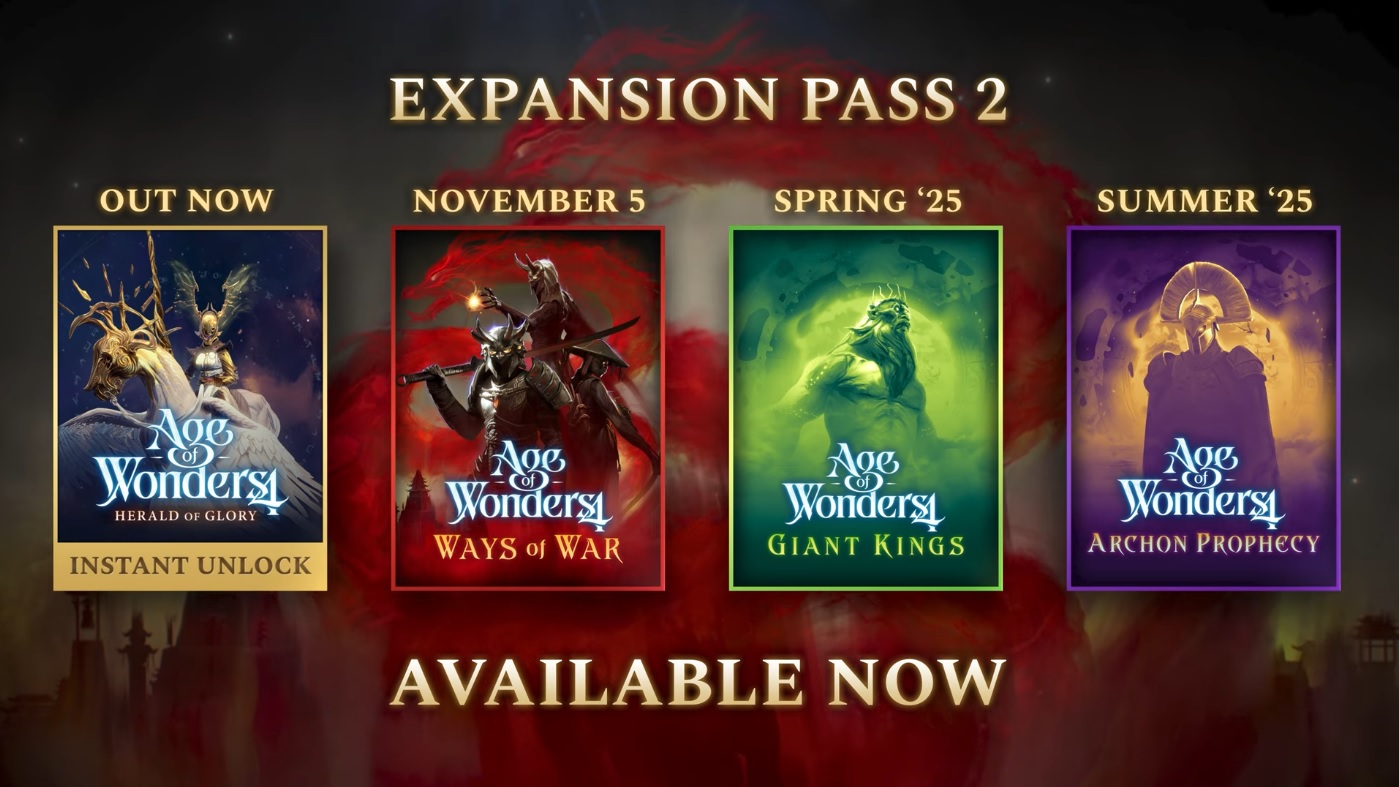 Age of Wonders 4: Expansion Pass 2 adds giants, celestials, and samurai