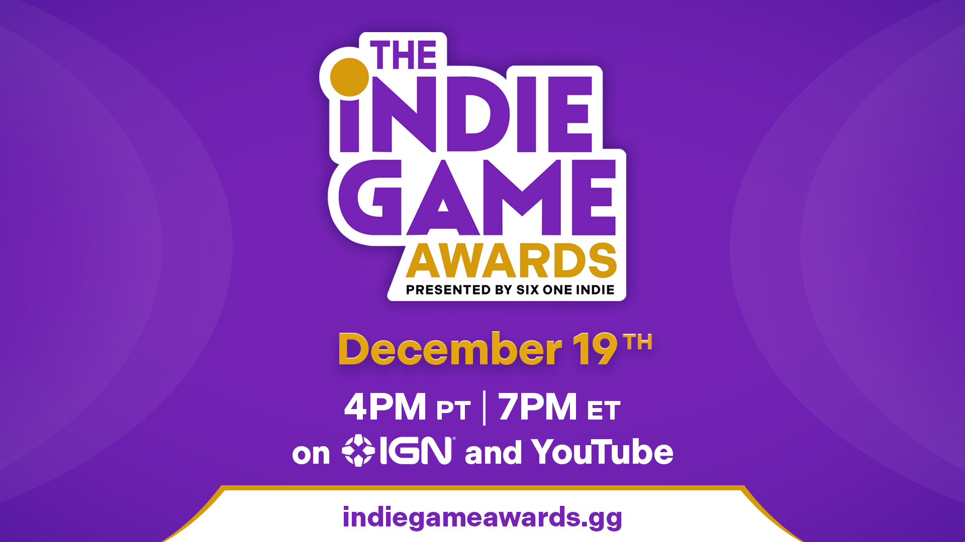 The first-ever Indie Game Awards debuts in December