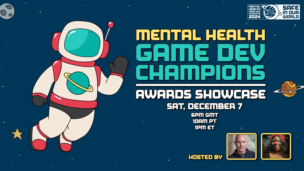 Game Dev Champions Showcase highlights winners from 2024 mental health game jam