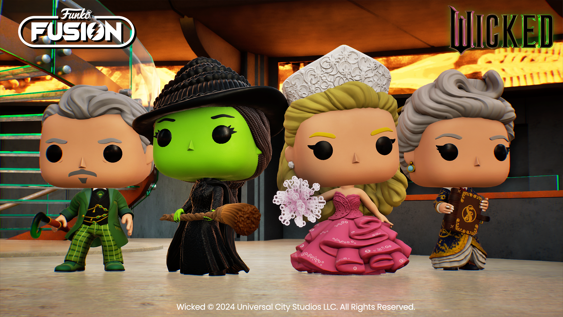 Elphaba and Glinda arrive in Funko Fusion with new Wicked DLC