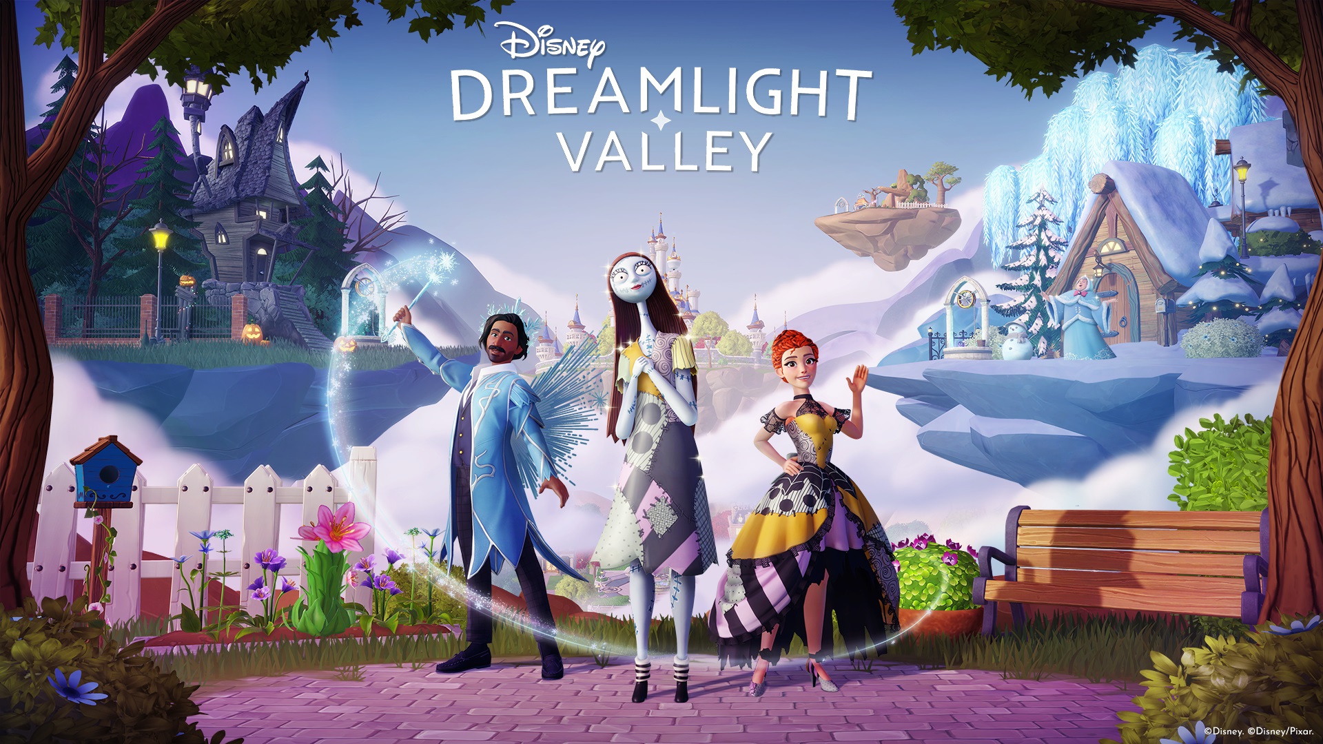 Huge Disney Dreamlight Valley update adds floating islands and wintery Star Path