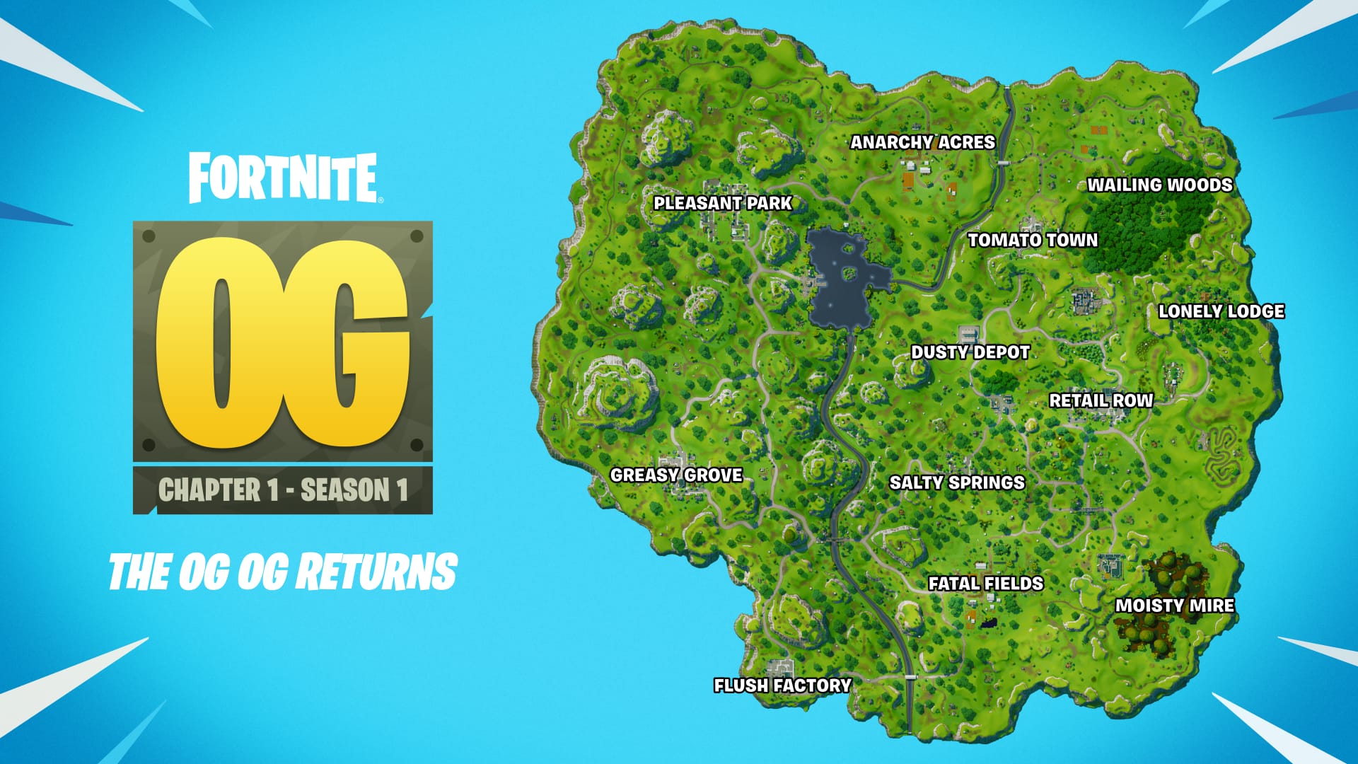 Experience the early days of Fortnite Season 1 with Fortnite OG