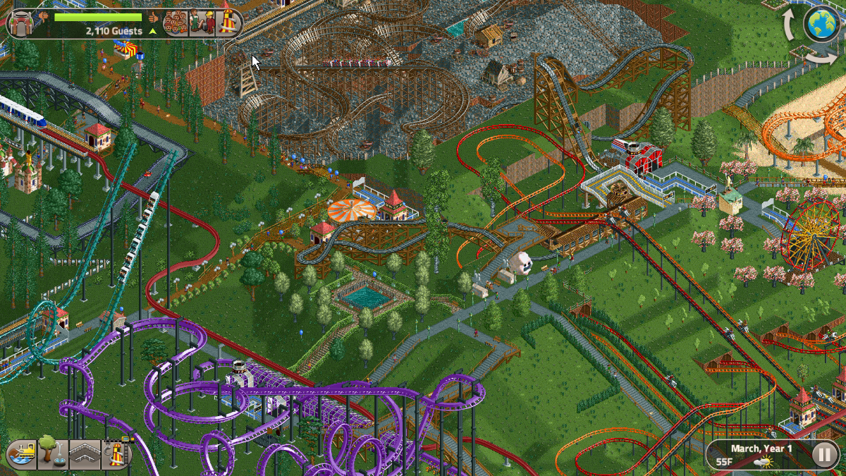 RollerCoaster Tycoon Classic drops onto Switch, physical release coming 2025