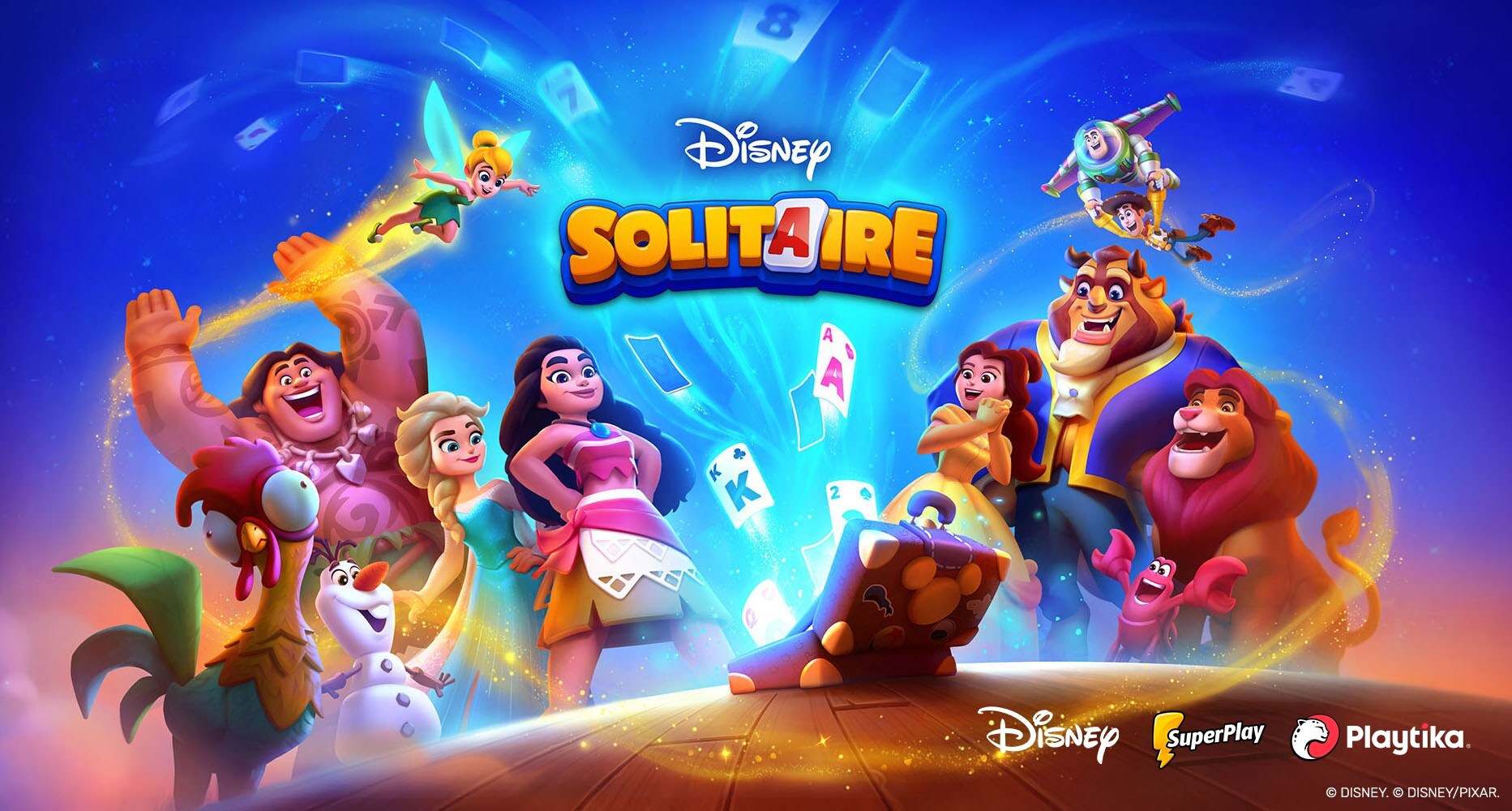 Disney Solitaire is a free-to-play mobile game with over 75 characters