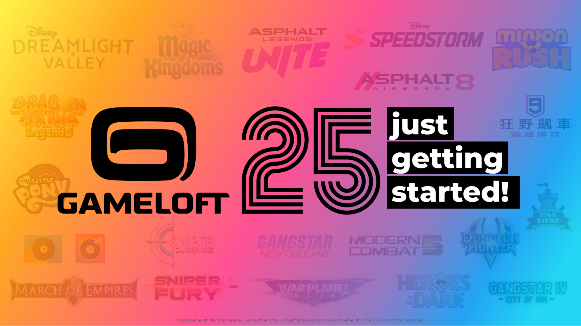 Gameloft 25th celebration offers rewards for Disney Dreamlight Valley, Speedstorm