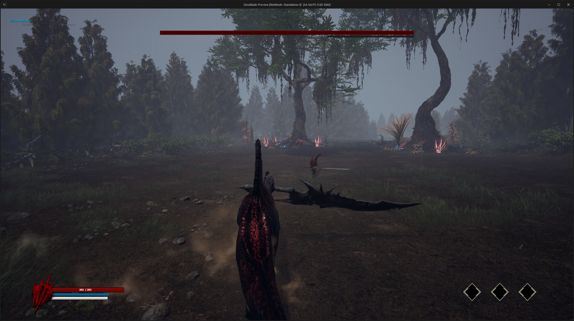 Play as a Spinosaurus wielding a Great Sword in Dinoblade