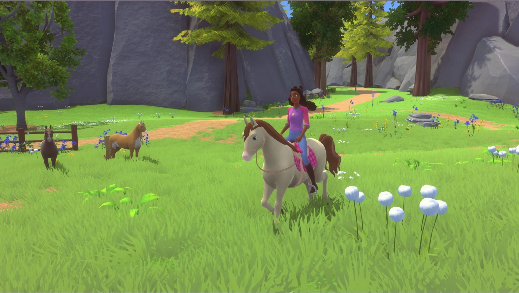 It’s a Barbie open world adventure in Barbie Horse Trails