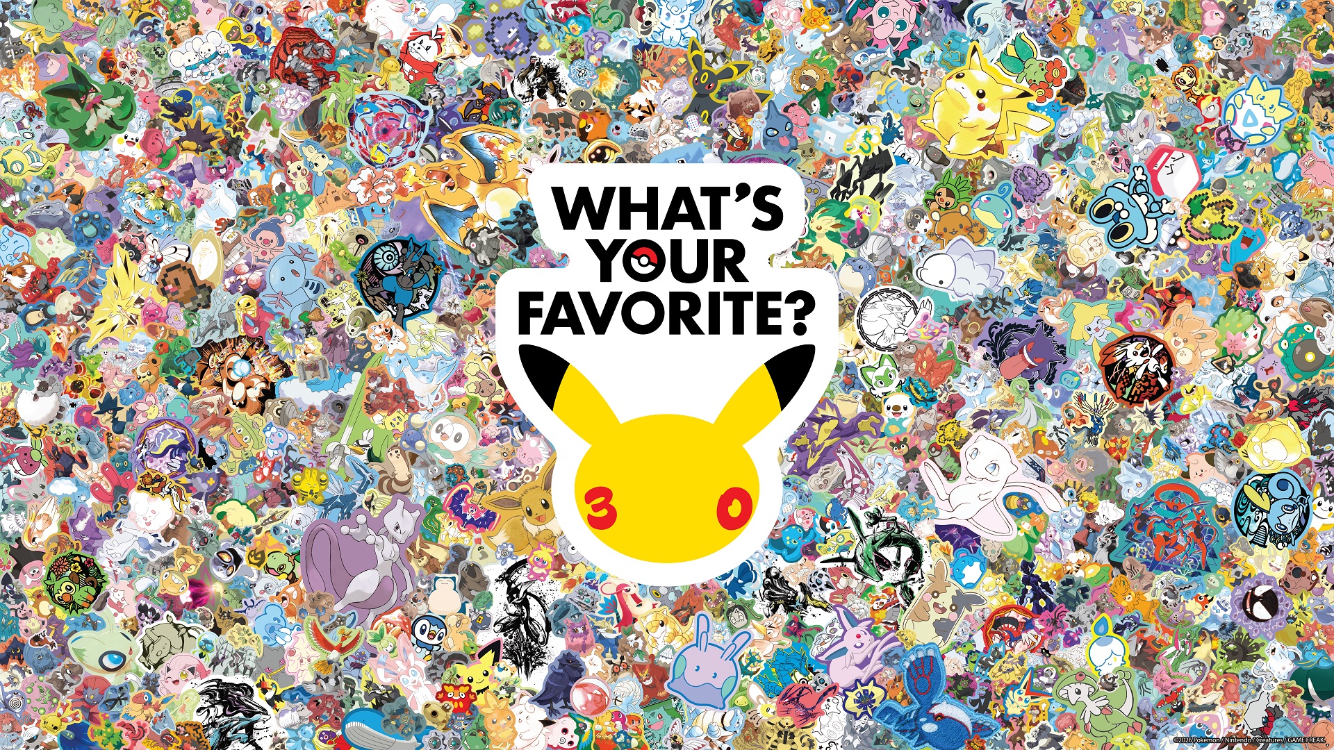 Pokémon ‘What’s Your Favorite’ campaign celebrates 30th anniversary