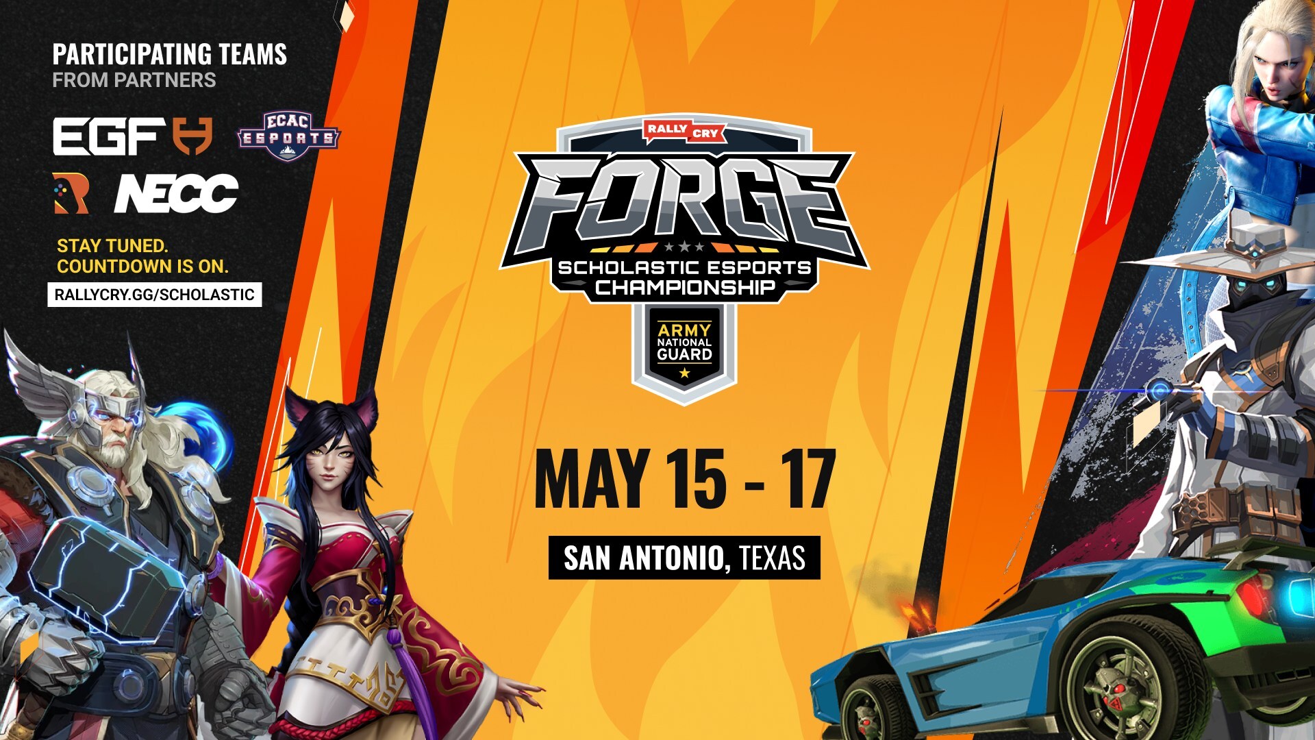 FORGE Scholastic Esports Championship returns in May with thousands of teenage competitors and fans