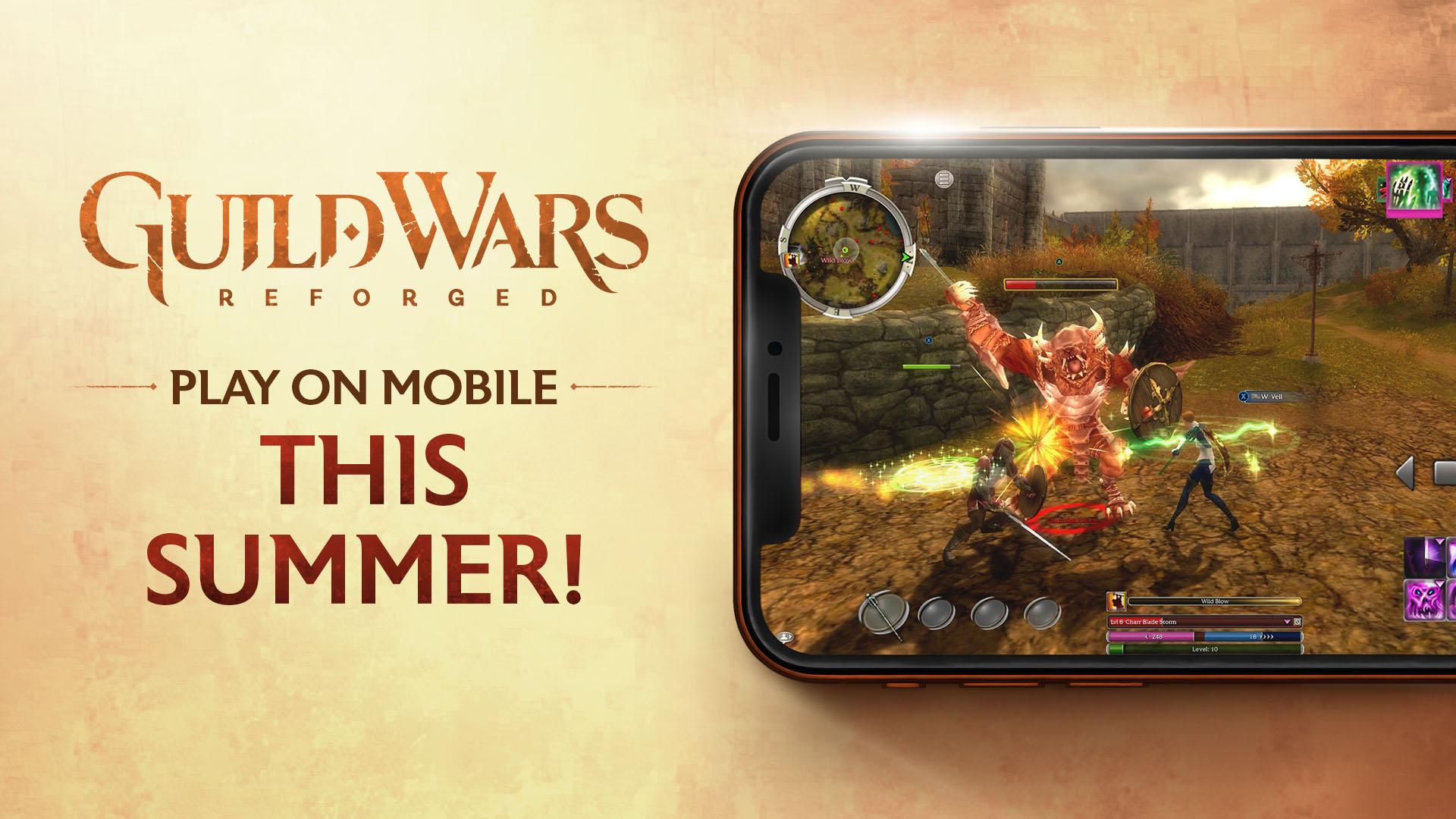 Classic MMO Guild Wars Reforged launching on mobile devices this summer