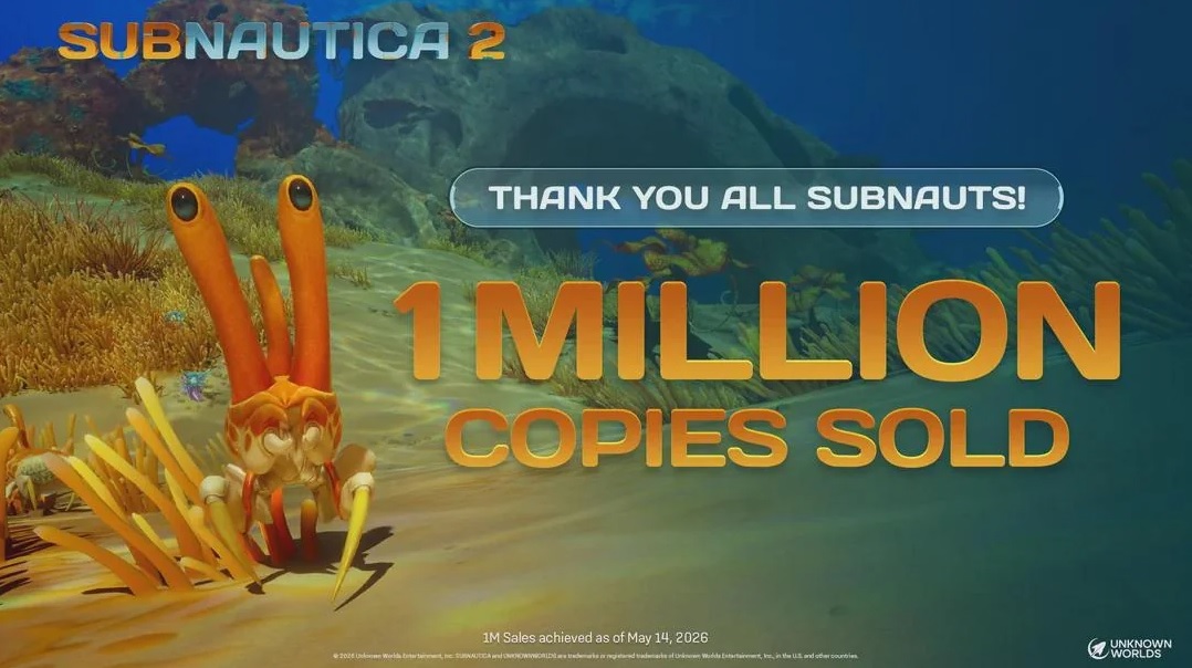 Subnautica 2 sells 1 million copies in less than a day of Early Access