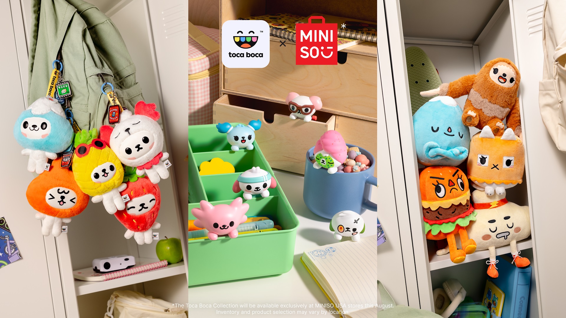 Toca Boca toys, including plushies, blind boxes, and tech accessories, arriving in stores this August