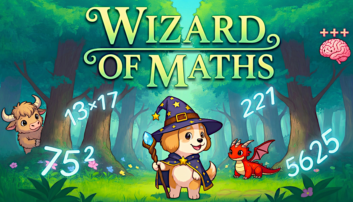 Wizard of Maths is a JRPG-inspired arithmetic adventure on mobile and PC