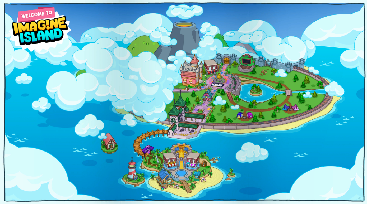 Inspired by Club Penguin, Imagine Island is a safety-first online world designed for Gen Alpha