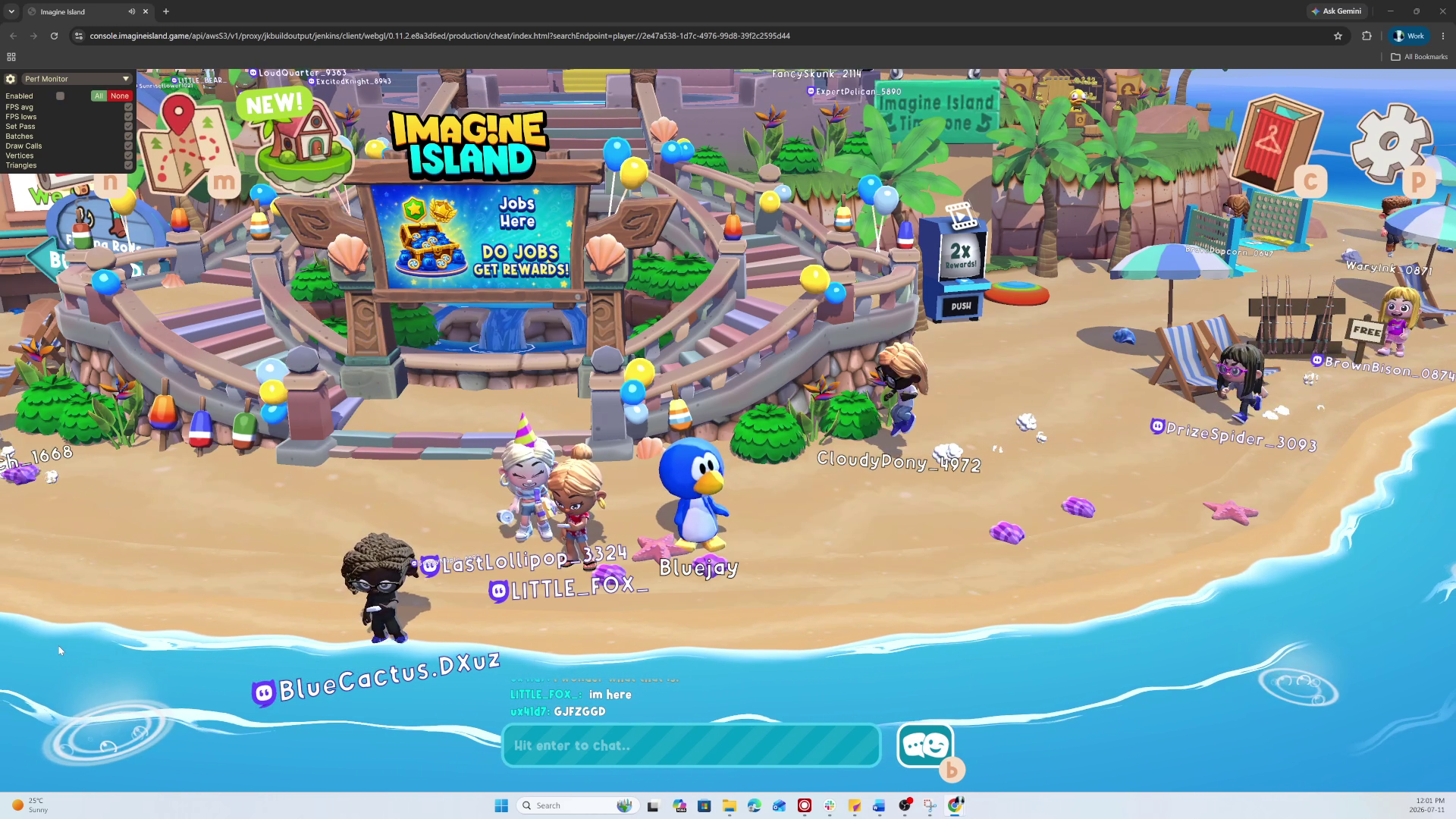 imagine island beta