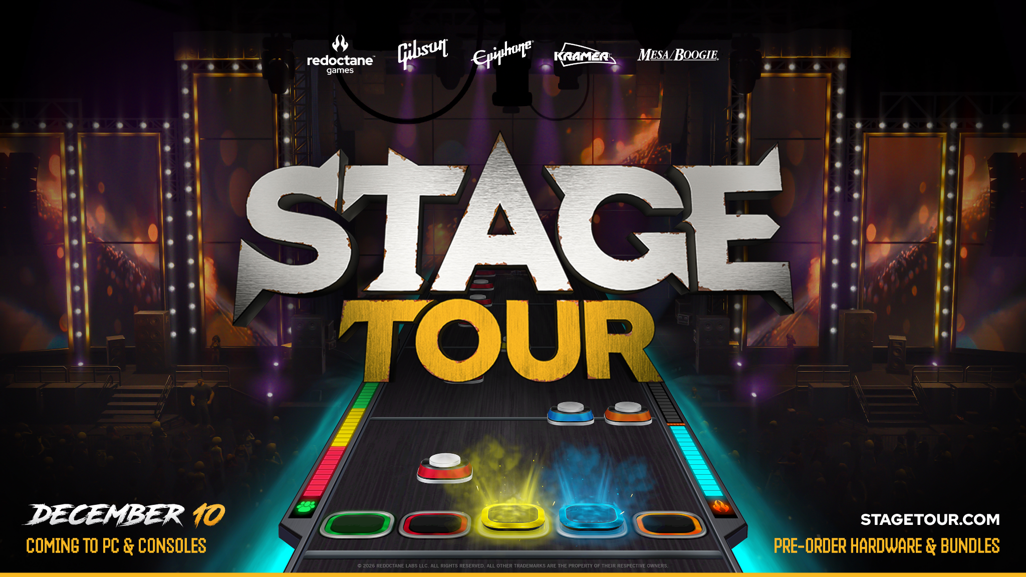Stage Tour, the band rhythm game from Guitar Hero devs, will release this December