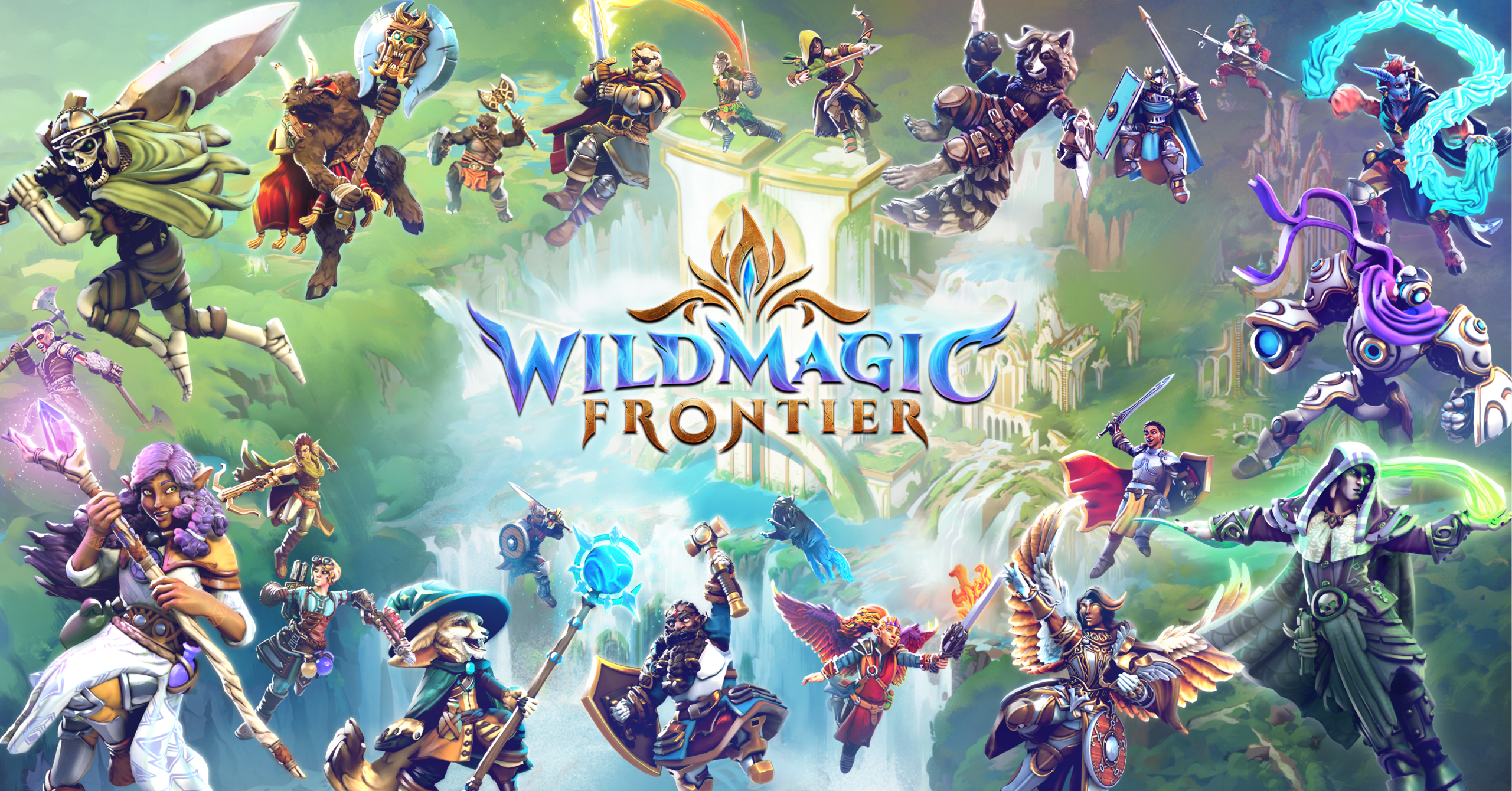 Tactical RPG Wildmagic Frontier is like Skylanders for Hero Forge minis
