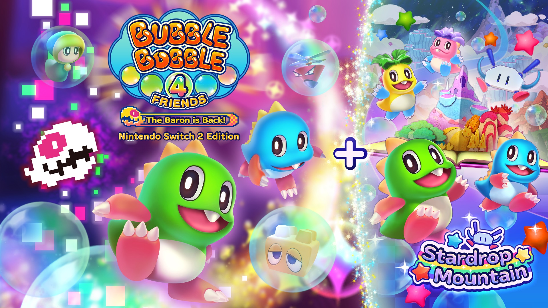 Bub and Bob are bubbling onto Switch 2 with Bubble Bobble 4 Friends