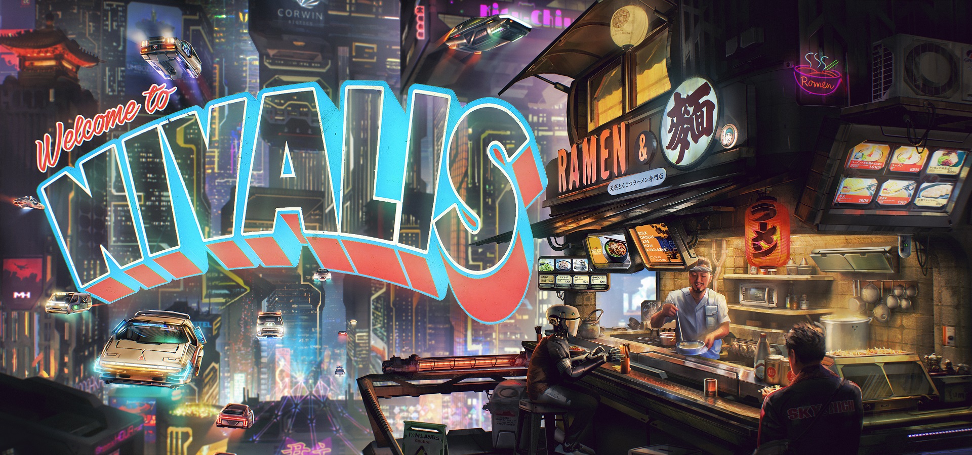Nivalis Nights is a cozy slice-of-life sim in a cyberpunk city