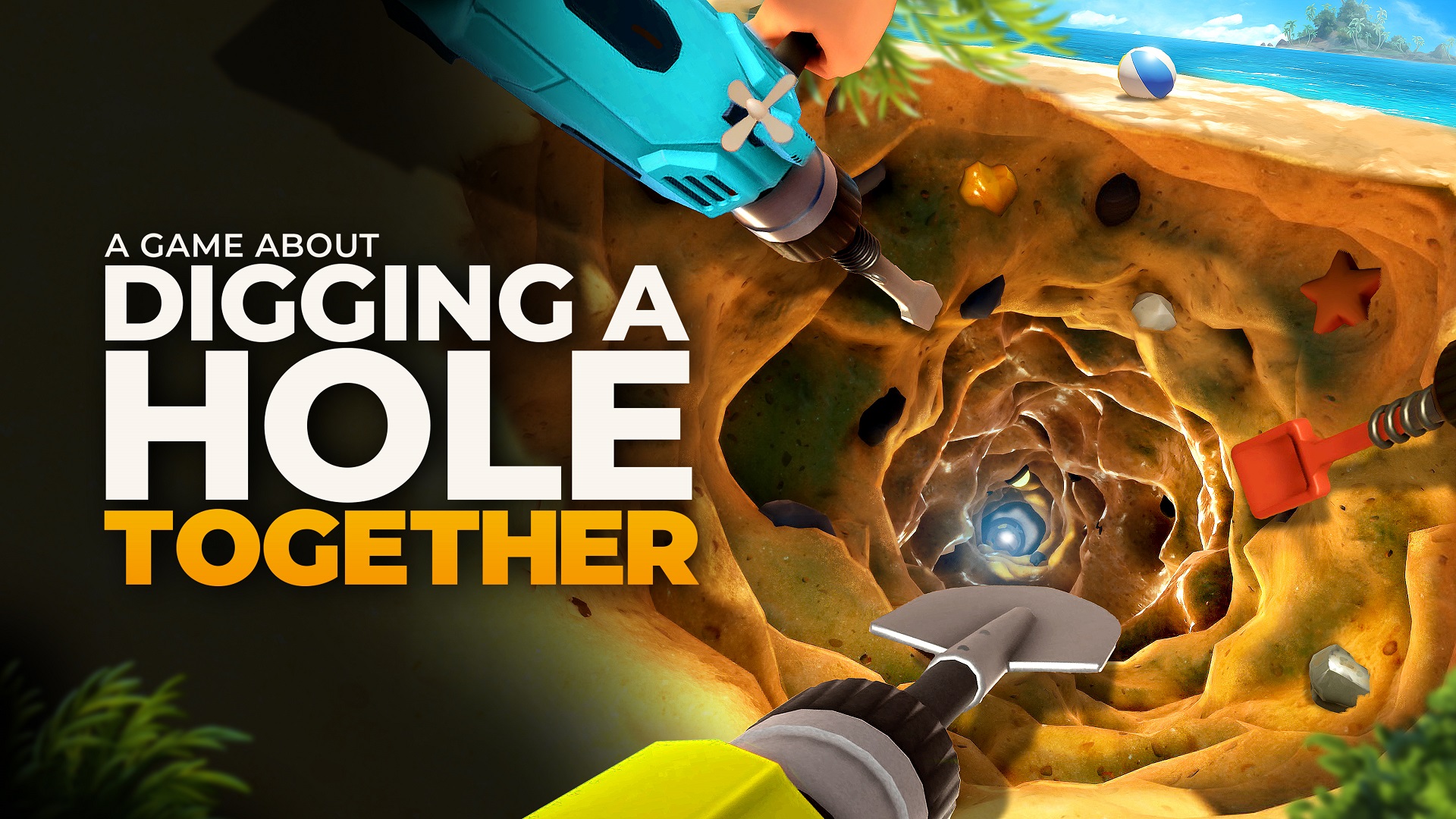 A Game About Digging A Hole Together is a game about digging a hole — this time with friends