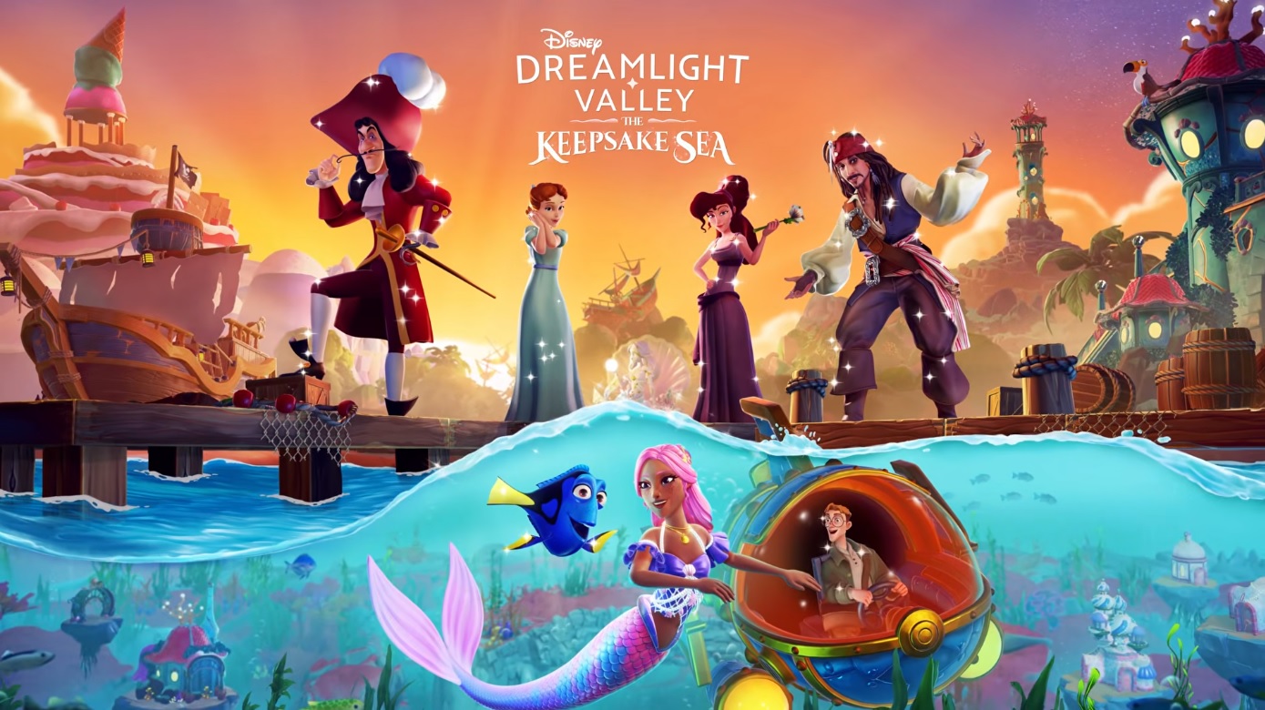 Disney Dreamlight Valley 2026 Showcase details Keepsake Sea expansion characters, biomes, and release date + 2027 roadmap
