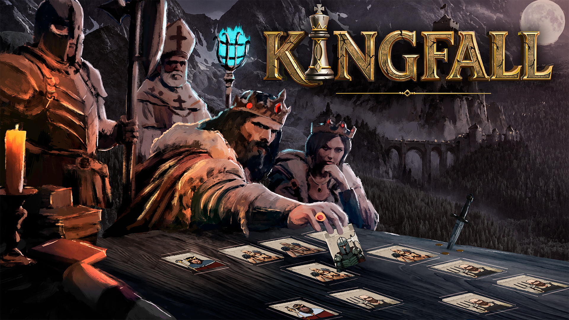 Kingfall combines a deckbuilder with chess, from a father and 10-year-old son dev team