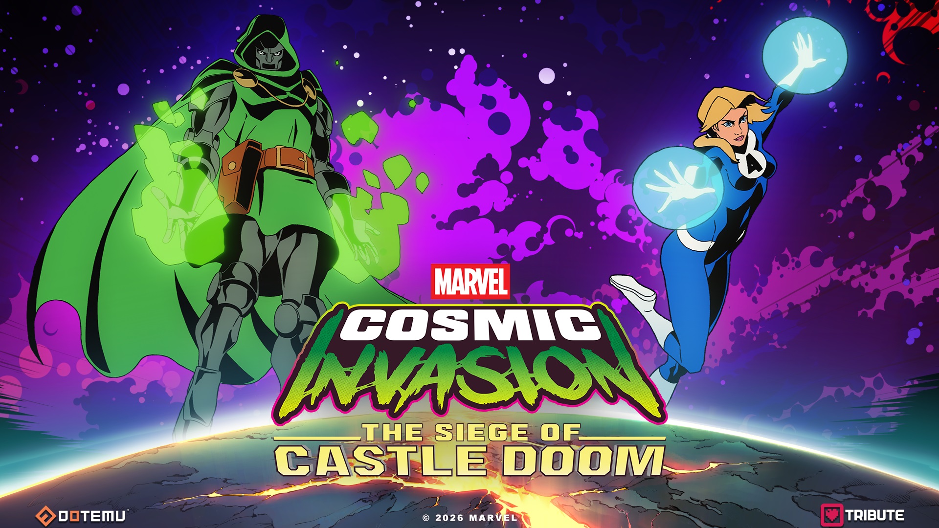 Dr. Doom is coming to Marvel Cosmic Invasion DLC as a playable character alongside Invisible Woman