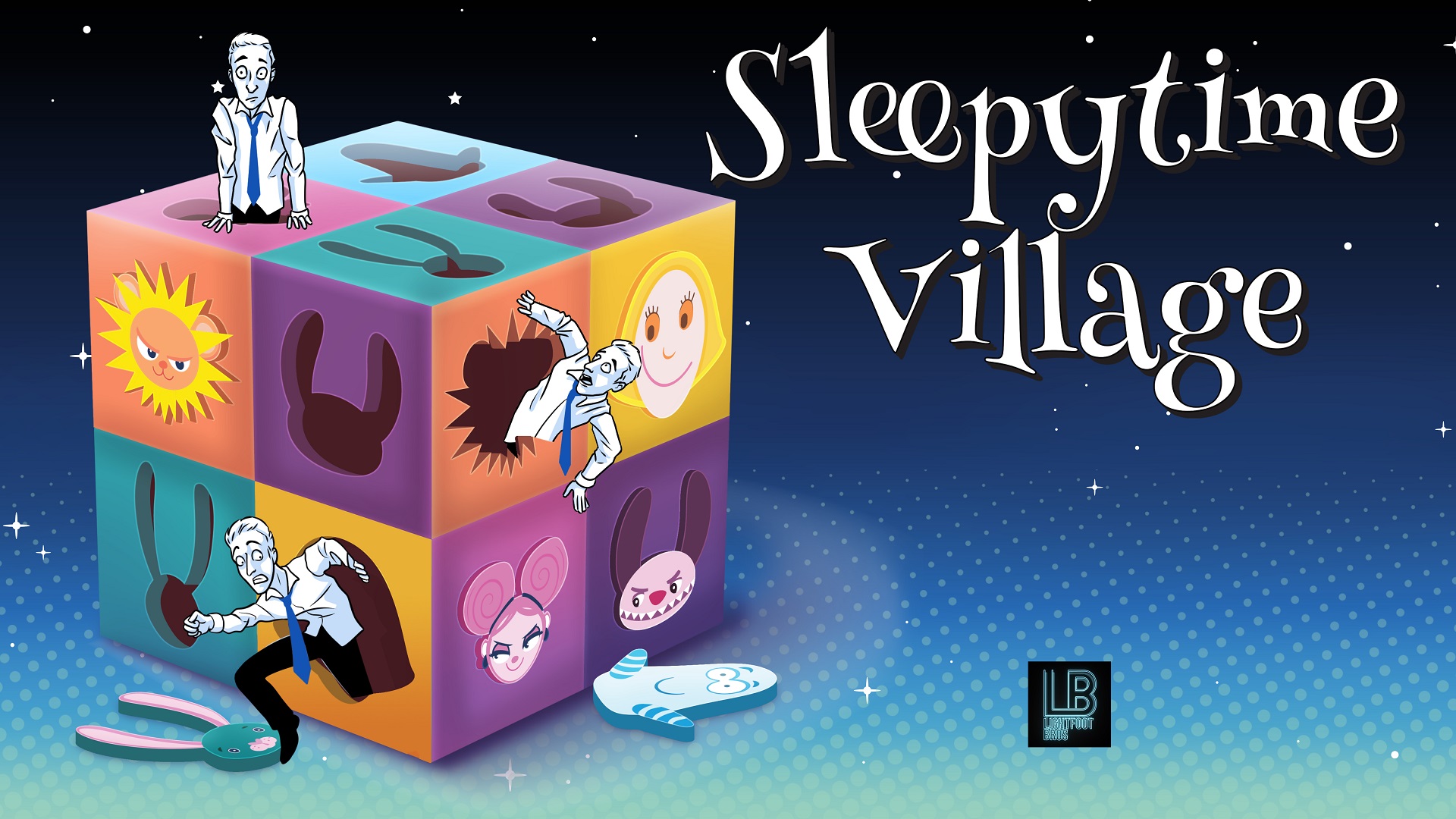 Sleepytime Village is an old-school adventure game inspired by a child’s artwork