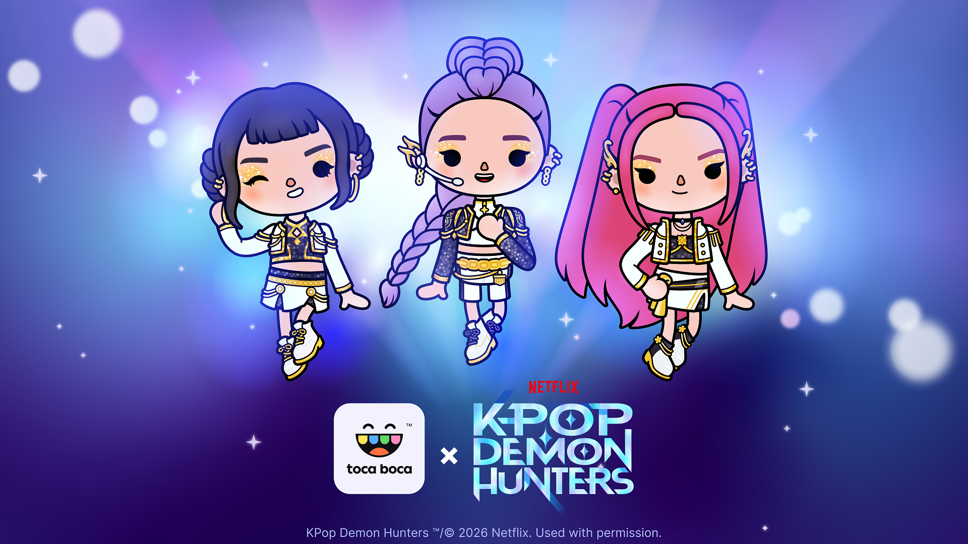 Toca Boca World adding KPop Demon Hunters music, characters, and fashion later this month