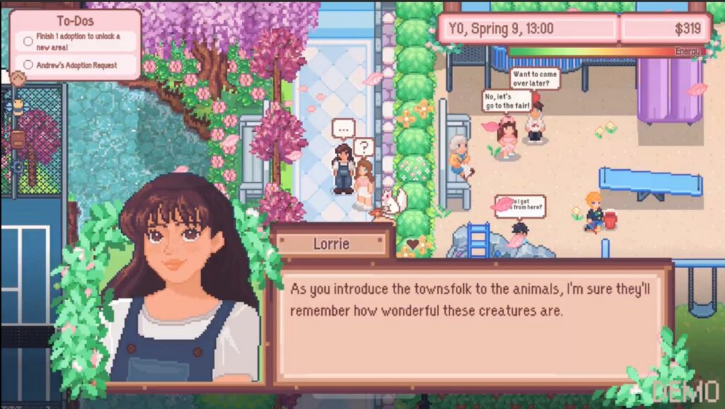 Wish Upon a Llama is a cozy life sim with animal breeding and romance